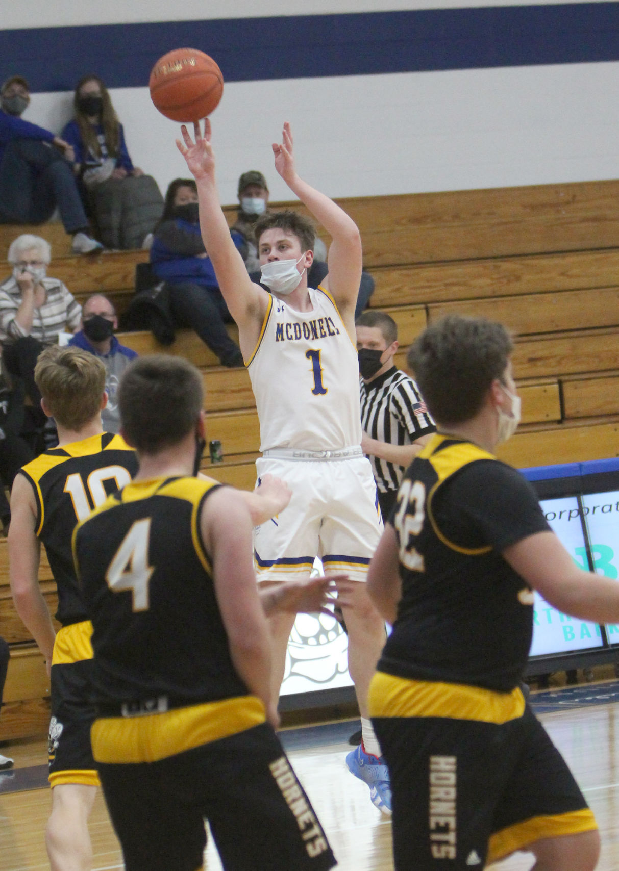 Cadott at McDonell boys basketball 1-18-21